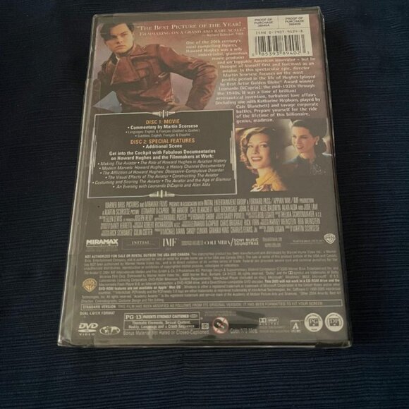 The Aviator 2-Disc Edition DVD - NEW - Picture 2 of 2